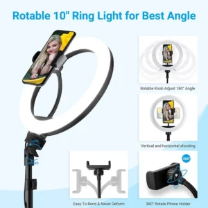 LED Ring Light Live Kit Tripod