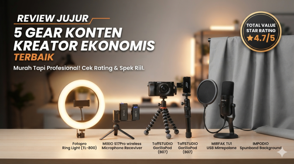 5 Gear Konten Kreator Ekonomis