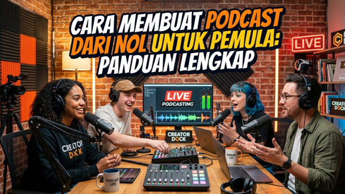 Cara Membuat Podcast dari Nol untuk Pemula: Panduan Lengkap