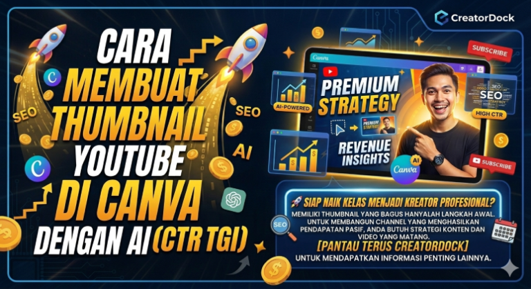 Cara Membuat Thumbnail YouTube di Canva dengan AI (CTR Tinggi!)