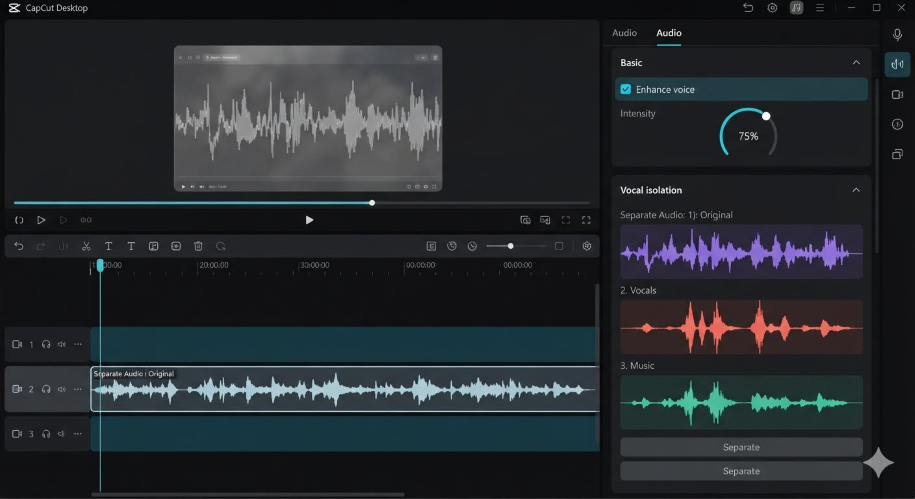 Fitur-AI-Audio-Enhance-Voice-dan-Separate-Audio-di-CapCut