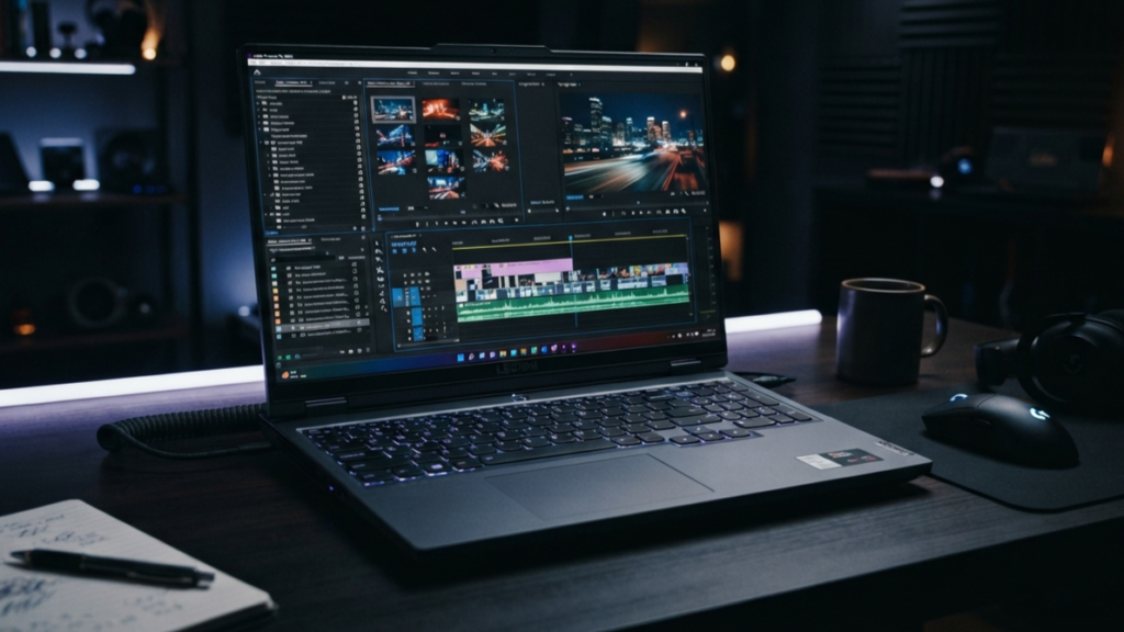 Laptop premium Lenovo Legion Pro 7i untuk kebutuhan editing video profesional