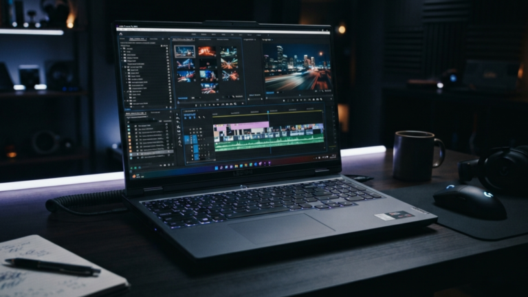 Laptop premium Lenovo Legion Pro 7i untuk kebutuhan editing video profesional