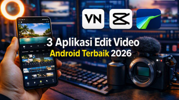 3 Aplikasi Edit Video Android Terbaik 2026
