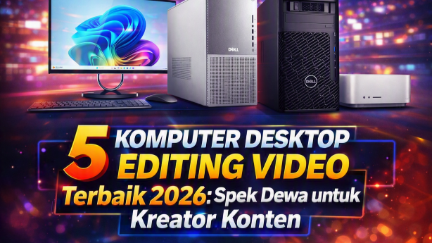 Review 5 Komputer Desktop Editing Video Terbaik 2026: Spek Dewa untuk Kreator Konten