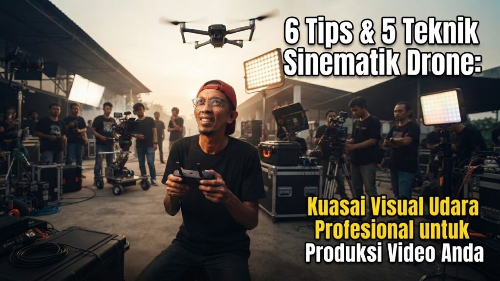 6 Tips & 5 Teknik Sinematik Drone: Kuasai Visual Udara Profesional untuk Produksi Video Anda
