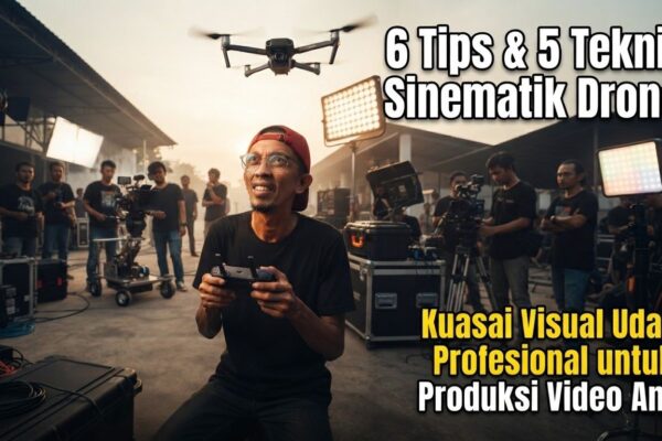6 Tips & 5 Teknik Sinematik Drone: Kuasai Visual Udara Profesional untuk Produksi Video Anda