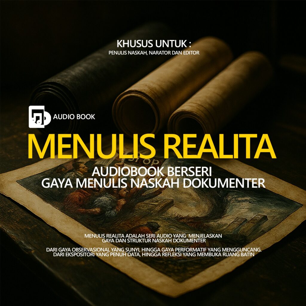 Audio Book Menulis Realita: Panduan Struktur & Gaya Naskah Dokumenter