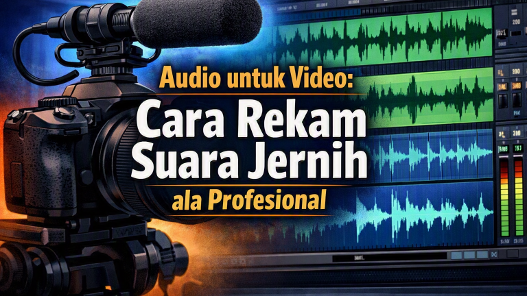 Audio untuk Video: Cara Rekam Suara Jernih ala Profesional