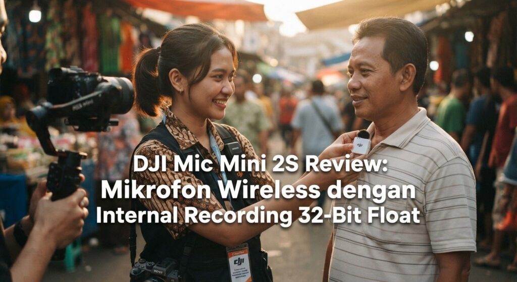 DJI Mic Mini 2S Review - Mikrofon Wireless dengan Internal Recording 32-Bit Float