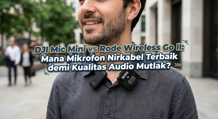 DJI Mic Mini vs Rode Wireless Go II: Mana Mikrofon Nirkabel Terbaik demi Kualitas Audio Mutlak?