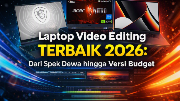 Review Laptop Video Editing Terbaik 2026: Dari Spek Dewa hingga Versi Budget