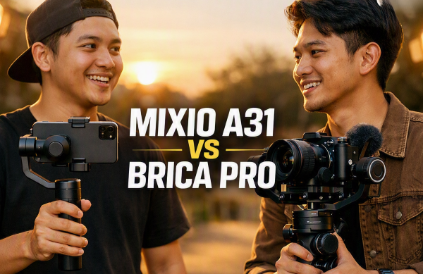 Mixio A31 vs Brica B-Steady PRO - Mana Gimbal Smartphone Terbaik untuk Kreator