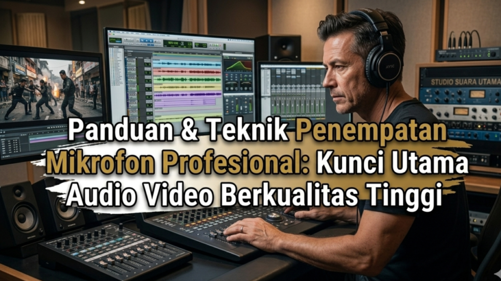 Panduan & Teknik Penempatan Mikrofon Profesional - Kunci Utama Audio Video Berkualitas Tinggi
