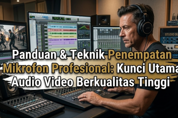 Panduan & Teknik Penempatan Mikrofon Profesional - Kunci Utama Audio Video Berkualitas Tinggi