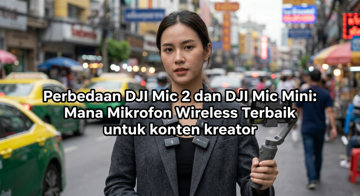 Perbedaan DJI Mic 2 dan DJI Mic Mini - Mana Mikrofon Wireless Terbaik untuk koten kreator