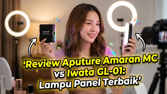 Review Aputure Amaran MC vs Iwata GL-01: Lampu Panel Terbaik