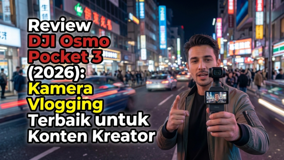 Review DJI Osmo Pocket 3 (2026): Kamera Vlogging Terbaik untuk Konten Kreator