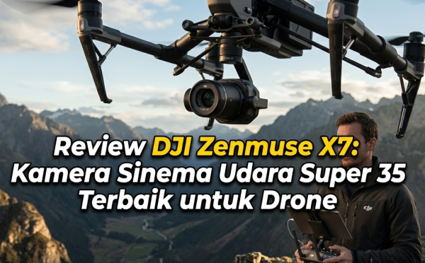 Review DJI Zenmuse X7: Kamera Sinema Udara Super 35 Terbaik untuk Drone