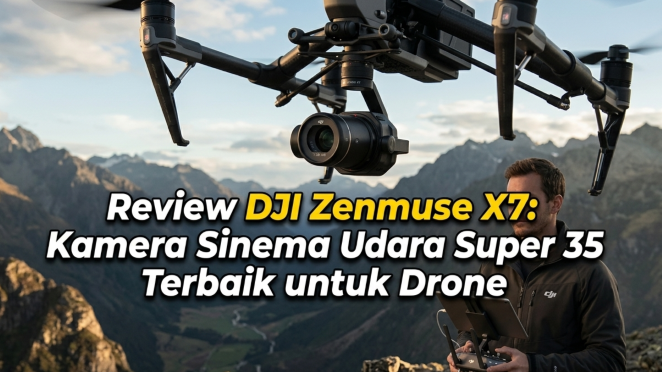 Review DJI Zenmuse X7: Kamera Sinema Udara Super 35 Terbaik untuk Drone