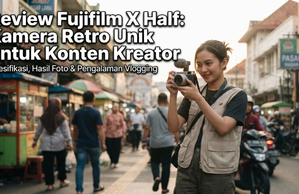 Review Fujifilm X Half-Kamera Retro Unik untuk Konten Kreator