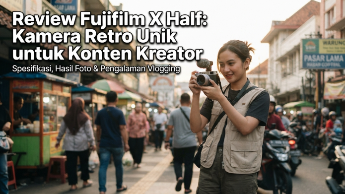 Review Fujifilm X Half: Kamera Retro Unik untuk Konten Kreator