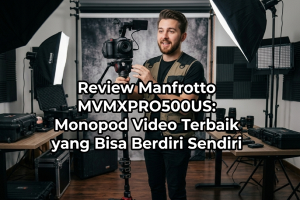 Review Manfrotto MVMXPRO500US - Monopod Video Terbaik yang Bisa Berdiri Sendiri