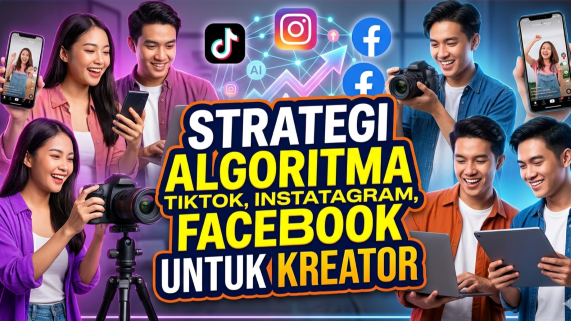 Strategi Algoritma TikTok, Instagram, Facebook untuk Kreator