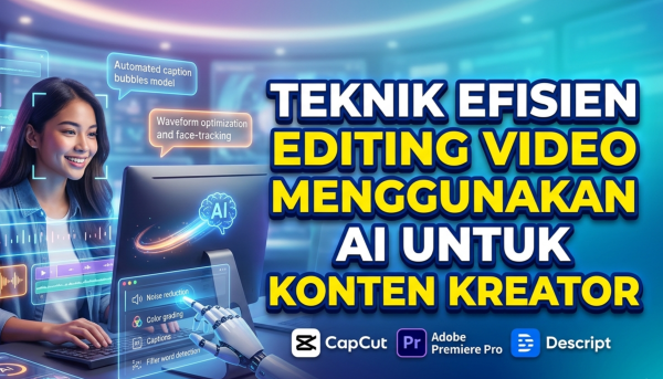 Teknik Efisien Editing Video Menggunakan AI untuk Konten Kreator