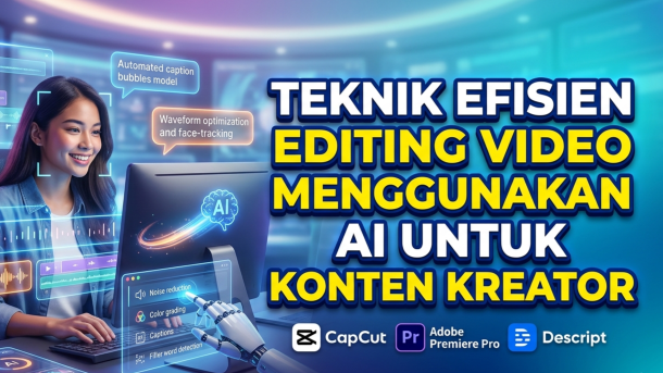 Teknik Efisien Editing Video Menggunakan AI untuk Konten Kreator