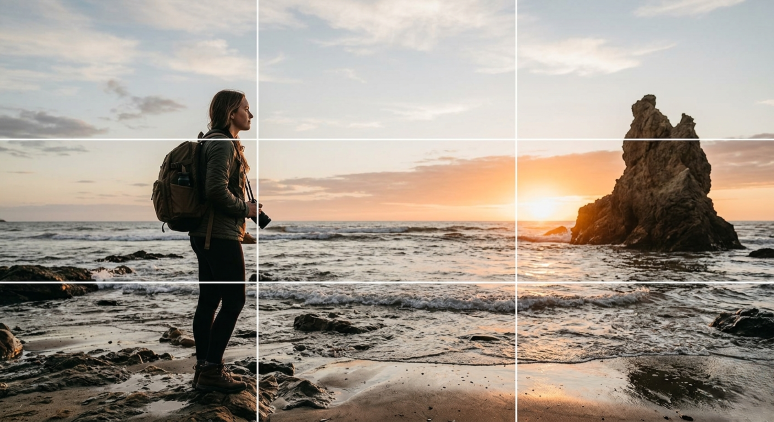 The Rule of Thirds (Aturan Sepertiga)