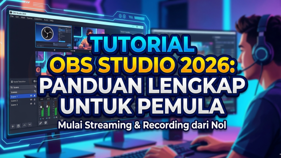 Tutorial OBS Studio 2026: Panduan Lengkap untuk Pemula
