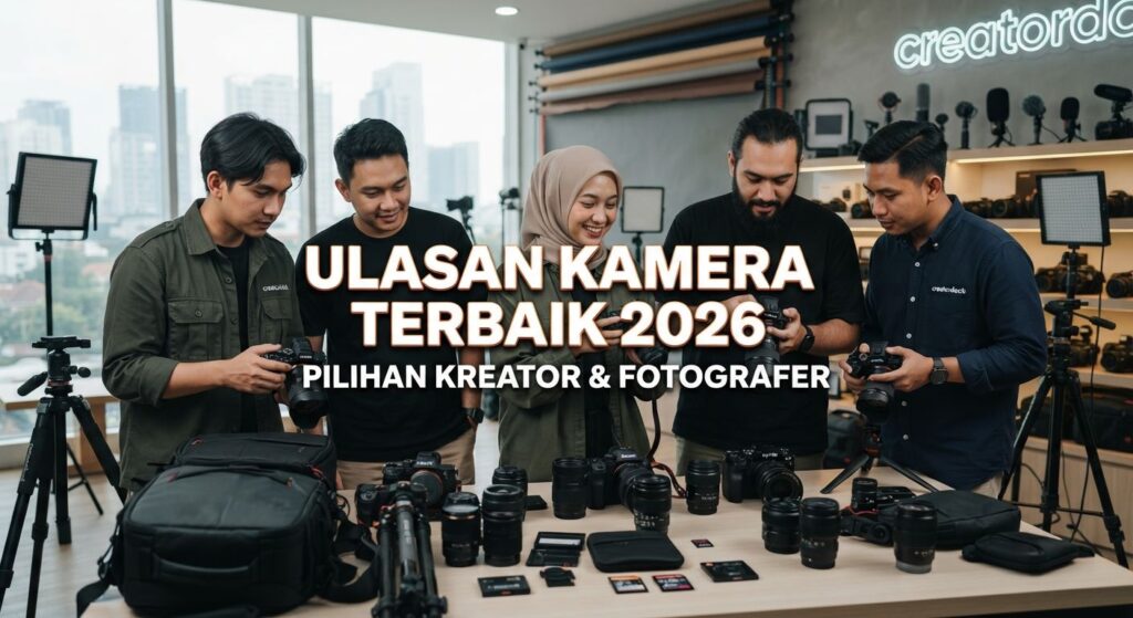 Ulasan Kamera Terbaik 2026 - Pilihan Kreator & Fotografer oleh creatordock