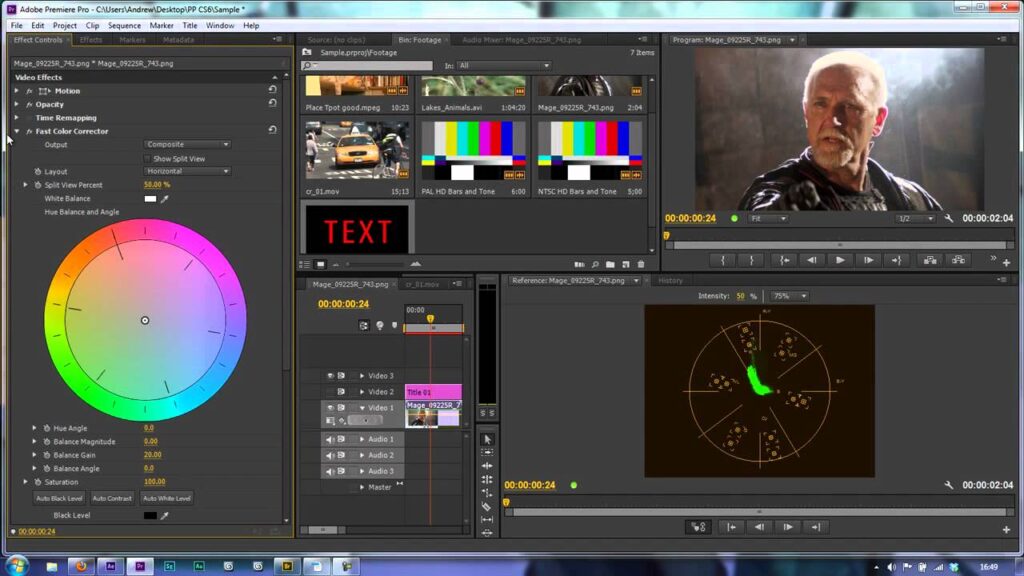 4. Vectorscope