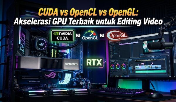 CUDA vs OpenCL vs OpenGL: Akselerasi GPU Terbaik untuk Editing Video
