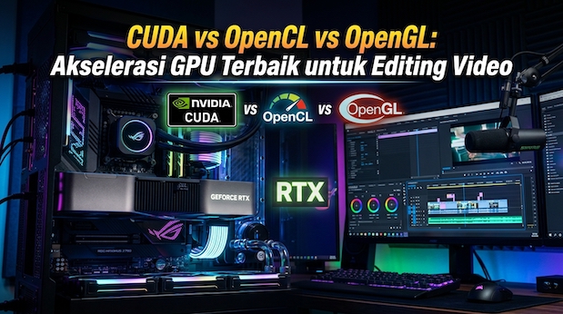 CUDA vs OpenCL vs OpenGL: Akselerasi GPU Terbaik untuk Editing Video