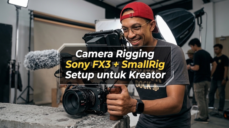 Camera Rigging Sony FX3 + SmallRig Setup  untuk Kreator