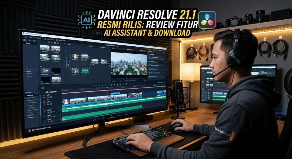DaVinci Resolve 21.1 Resmi Rilis: Review Fitur AI Assistant & Download