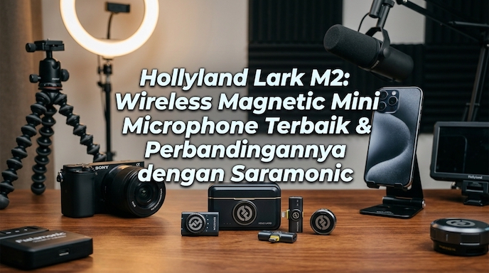 Review Hollyland Lark M2: Wireless Magnetic Mini Microphone Terbaik & Perbandingannya dengan Saramonic