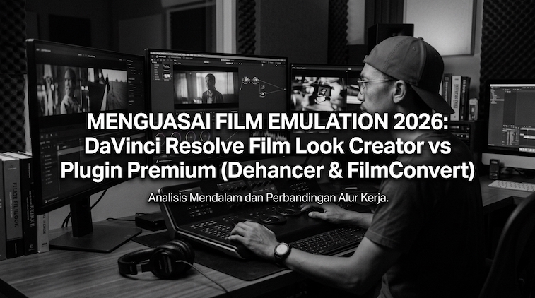 Menguasai Film Emulation 2026: DaVinci Resolve Film Look Creator vs Plugin Premium (Dehancer & FilmConvert)