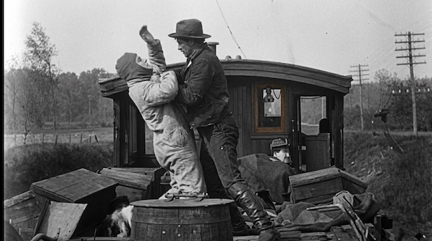 Pengeditan Paralel The Great Train Robbery Porter 1903