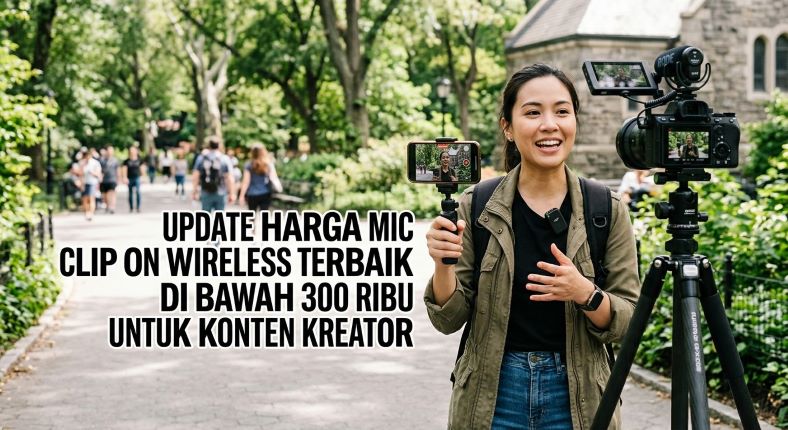 Update Harga Mic Clip On Wireless Terbaik di Bawah 300 Ribu untuk Konten Kreator