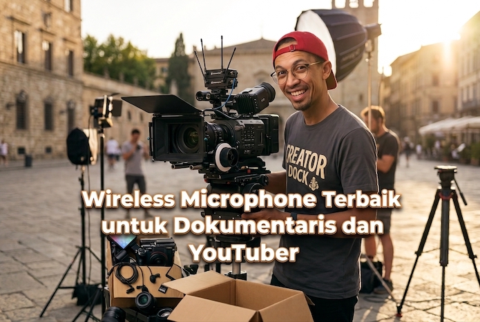 Wireless Microphone Terbaik untuk Dokumentaris & YouTuber